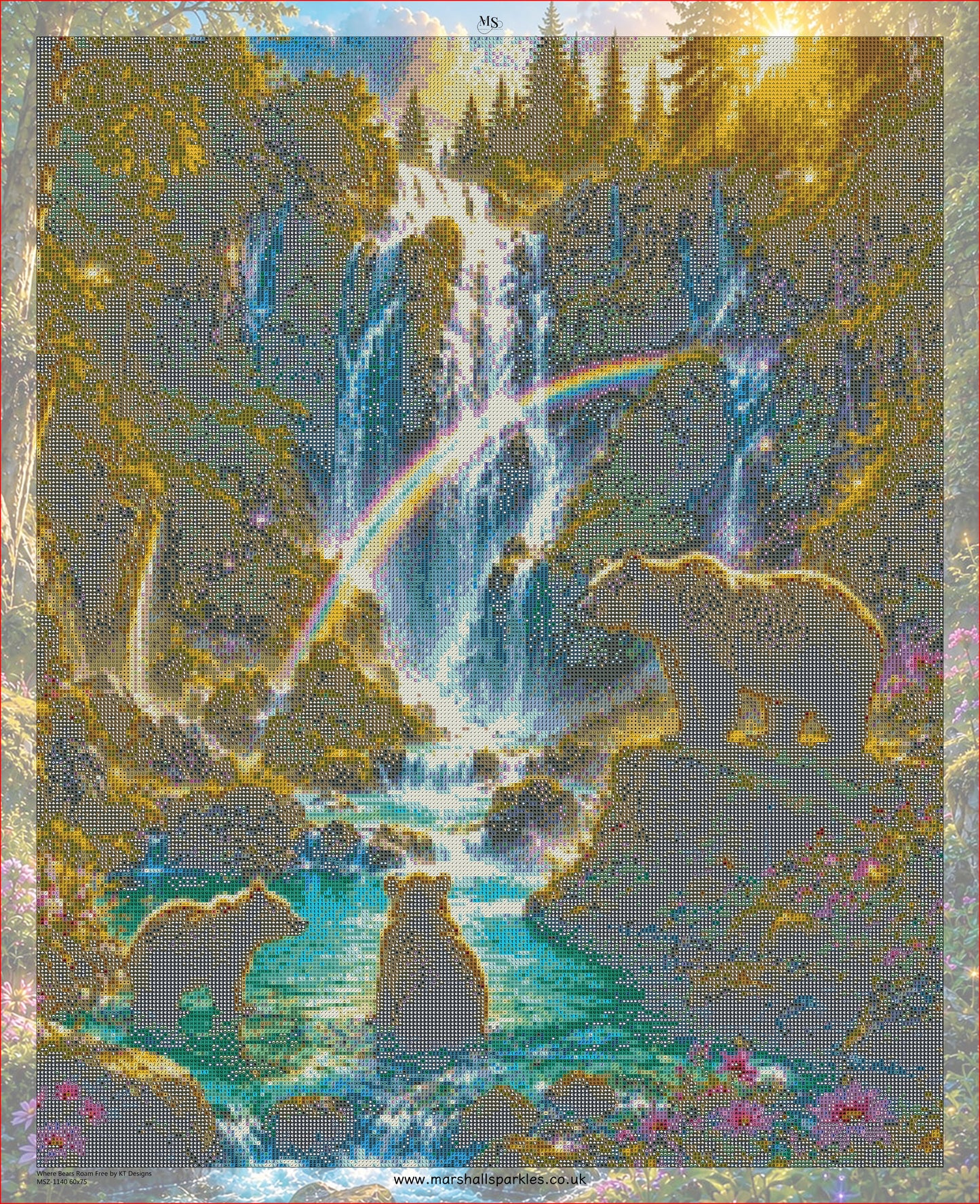 Where Bears Roam Free © 60x75 by KT Designs