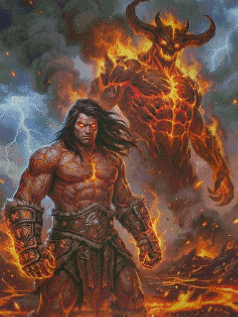 Flame Demon © 60x80