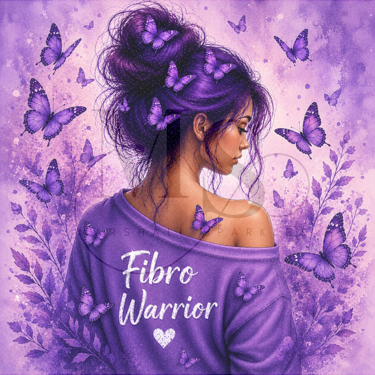 Butterfly Soul, Warrior Heart  ©  50x50 by KT Designs