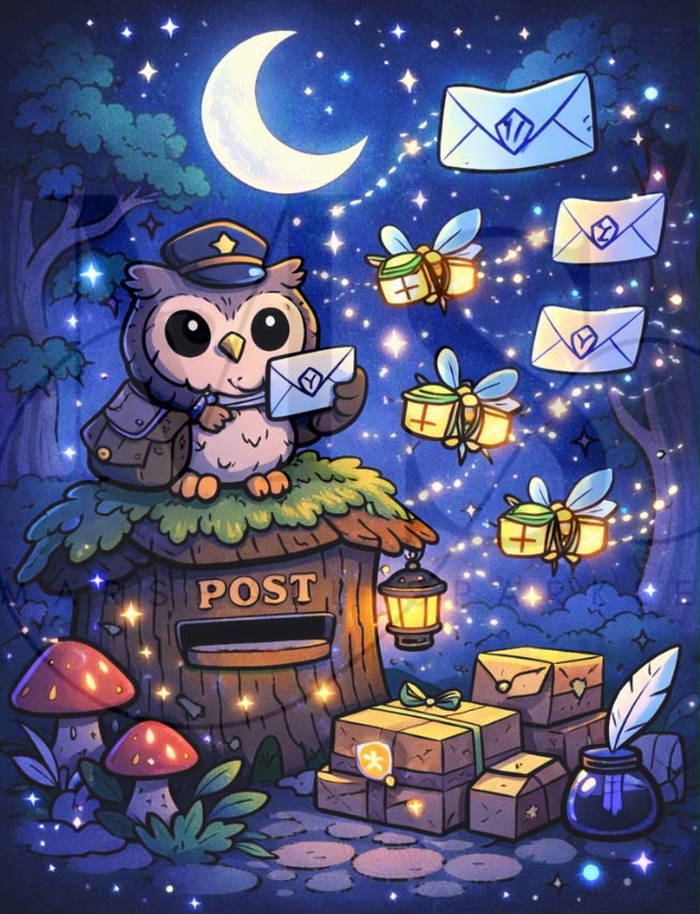Forest Post © 80x60