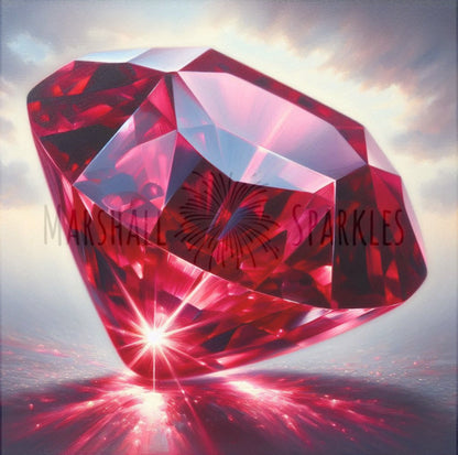 July/Ruby - Diamond © 40x40