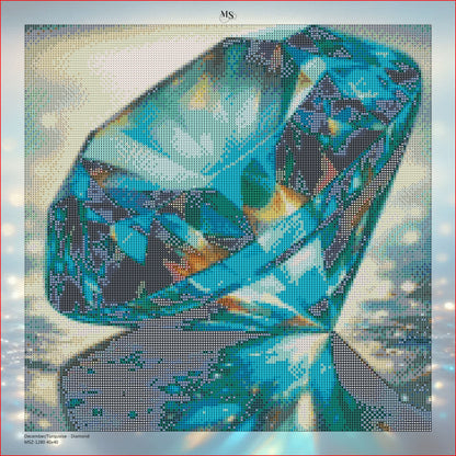 December/Turquoise - Diamond © 40x40