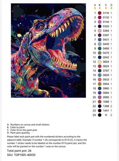 T-Rex TOP1005 © 40x50