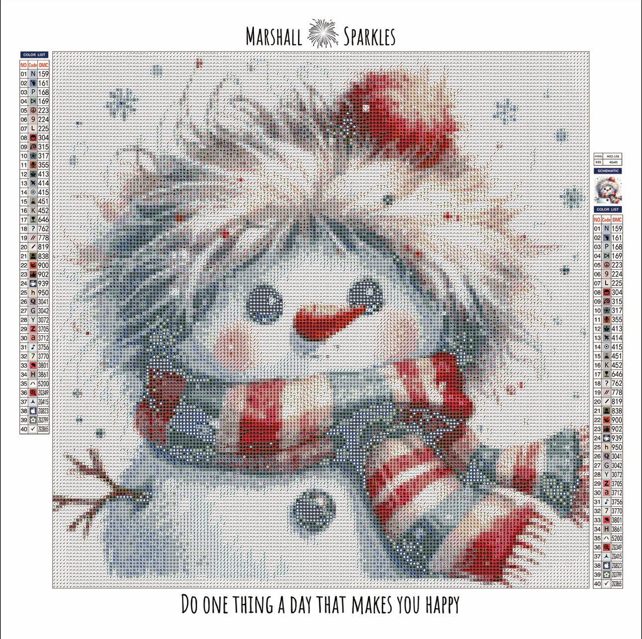 Snowman © 40x40 (print to order)