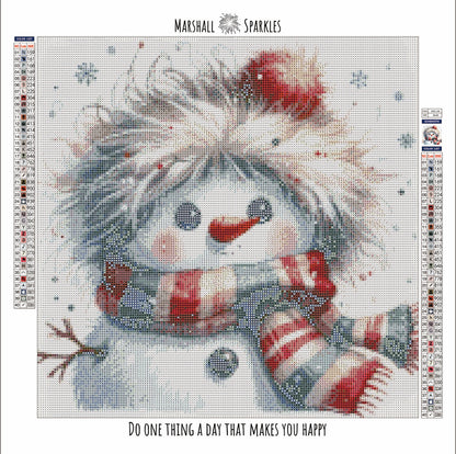 Snowman © 40x40 (print to order)