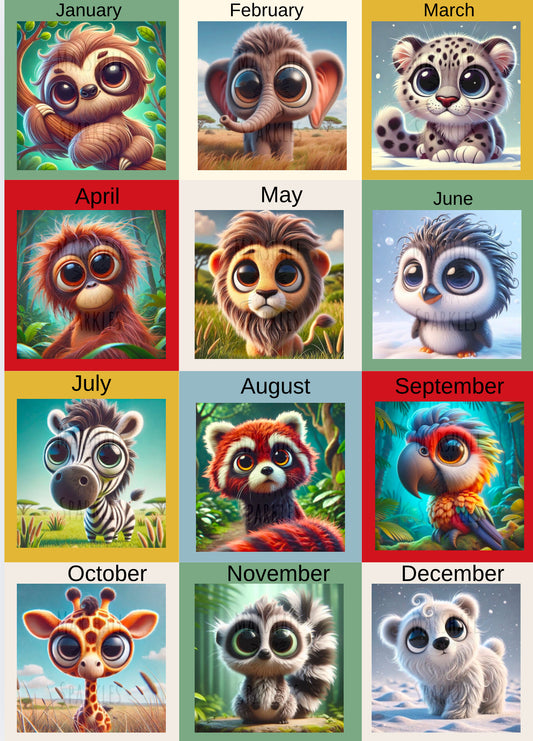 12 Months of Sugar Pals © 30x30