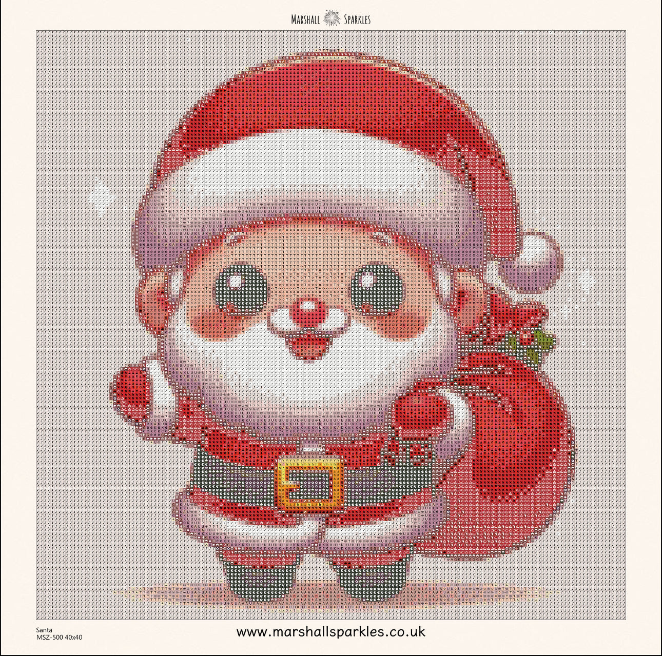 Santa © 40x40 Square Fairy Drills