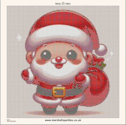 Santa © 40x40 Square Fairy Drills