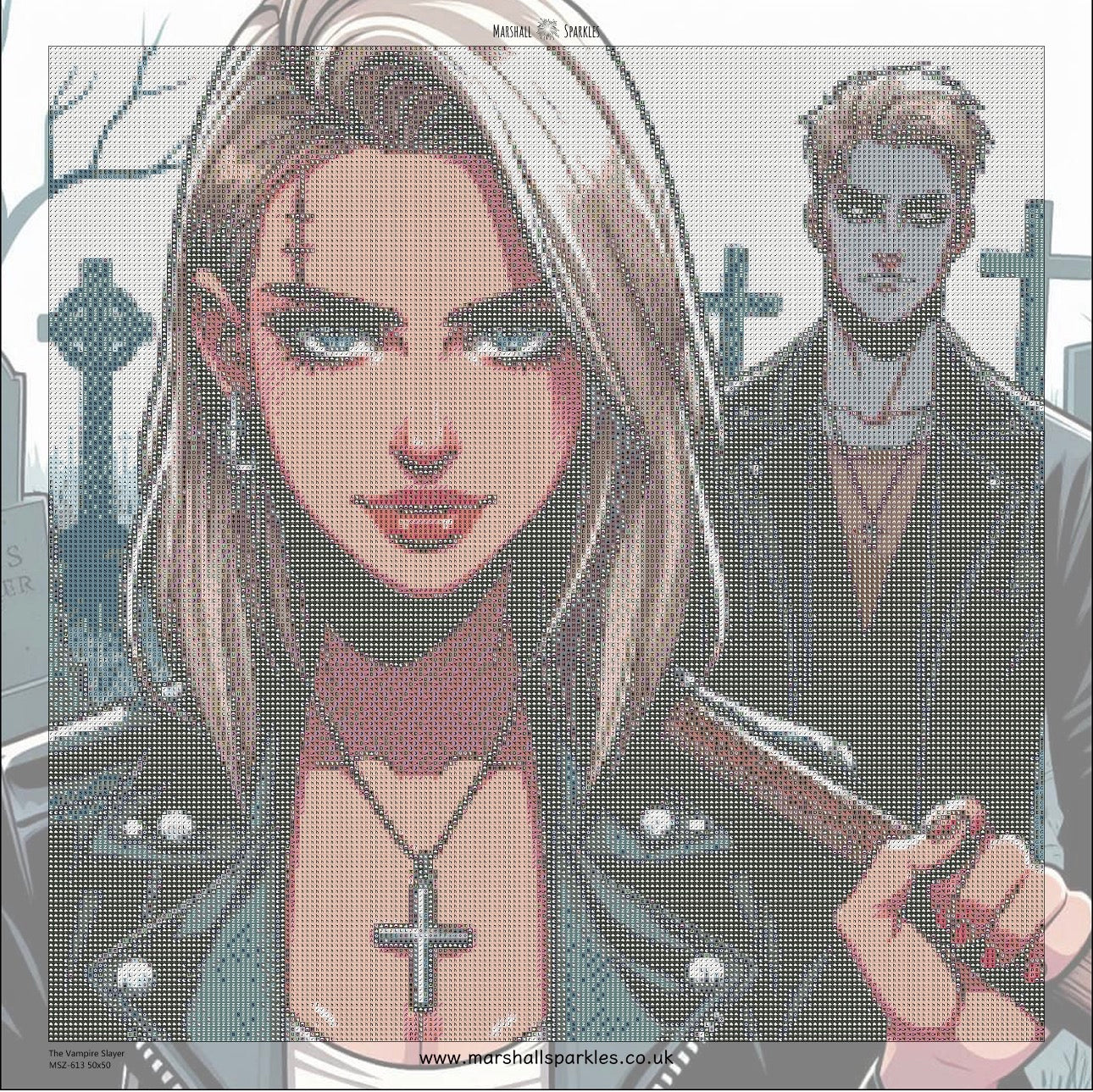 The Vampire Slayer © 50x50 by Katie Mayo-Jackson (PTO)