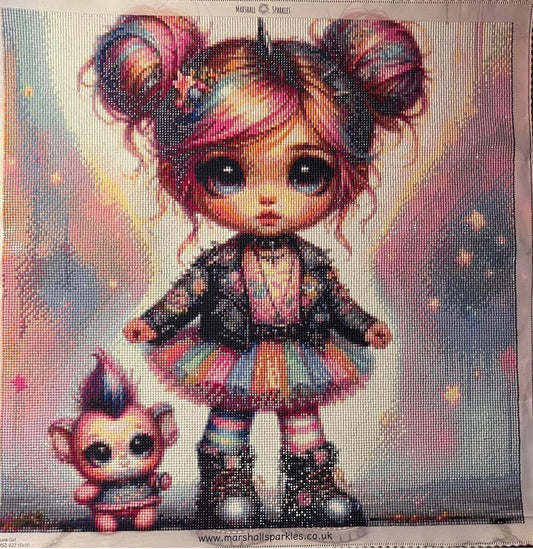 Punk Girl completed by Rachel L