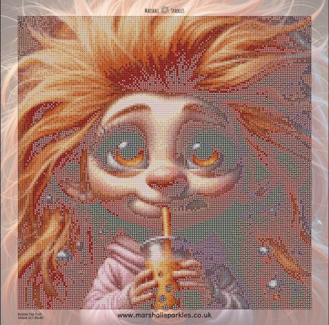 Bubble Tea Troll © 40x40 AB