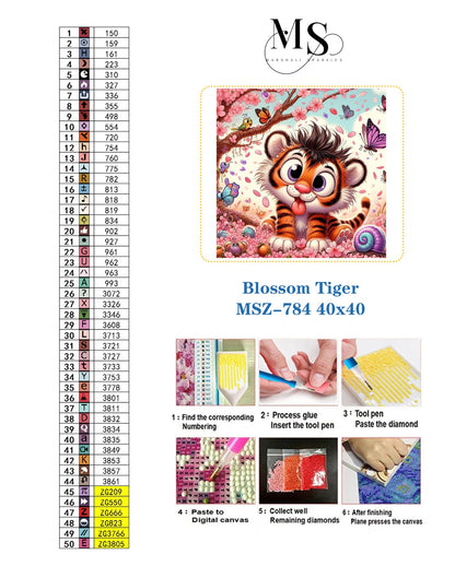 Blossom Tiger © 40x40