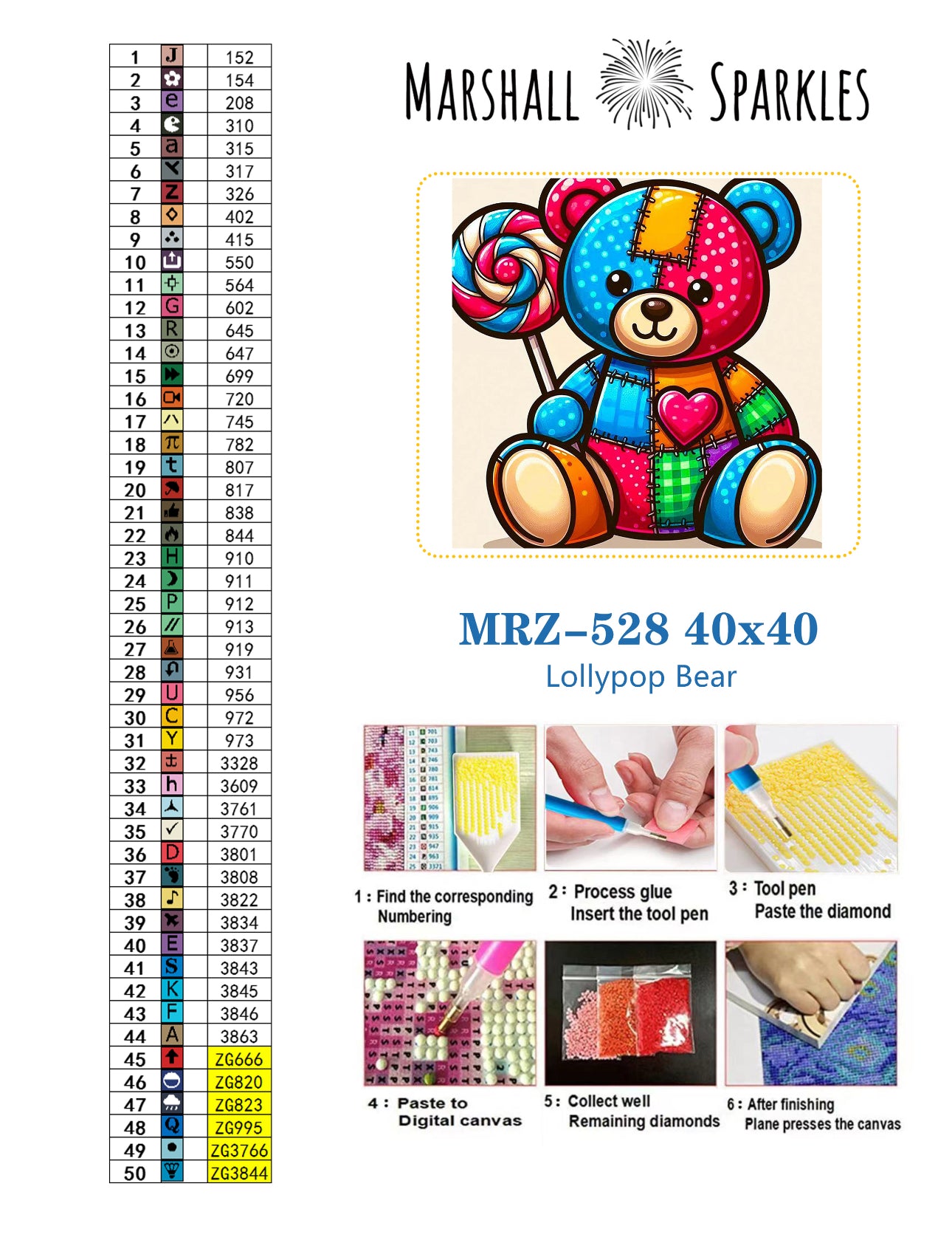 Lollypop Bear ©  40x40