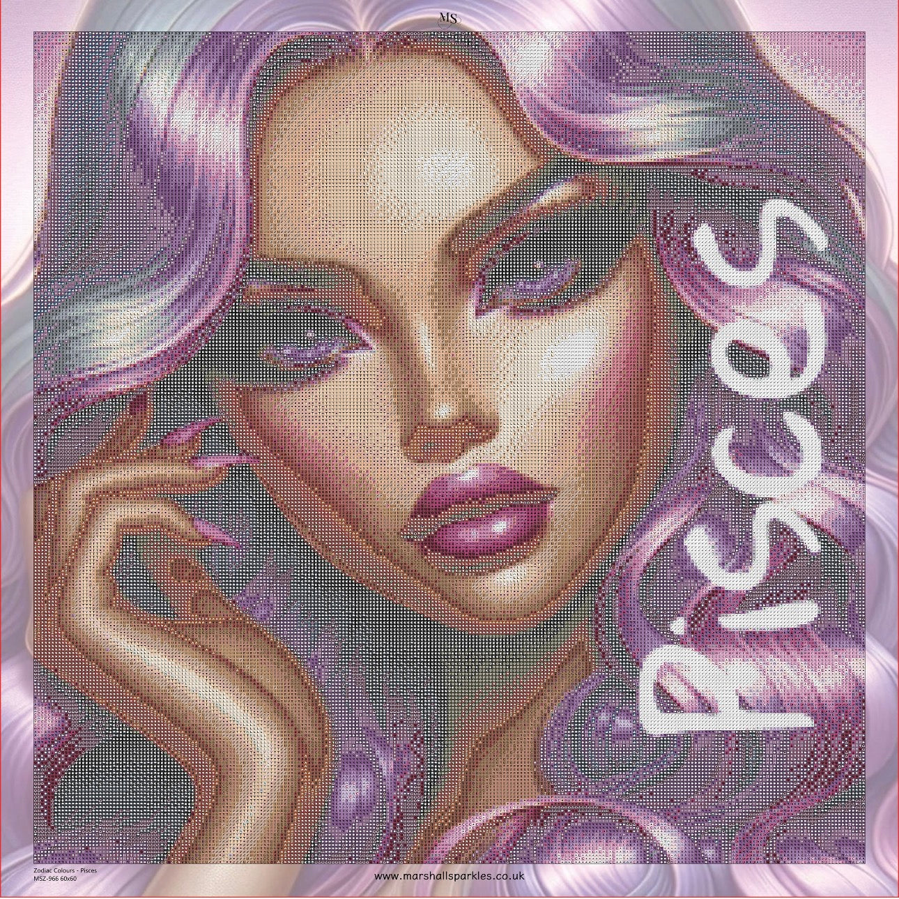 Zodiac Colours - Pisces © 60x60
