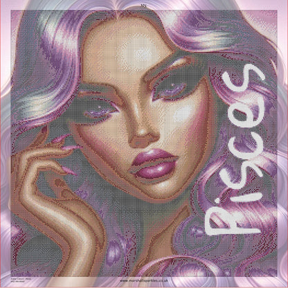 Zodiac Colours - Pisces © 60x60