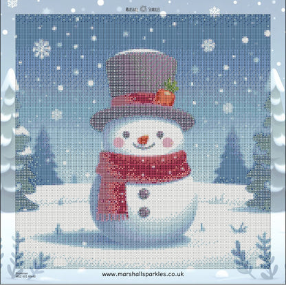 Snowman © 40x40 Square Fairy Drills