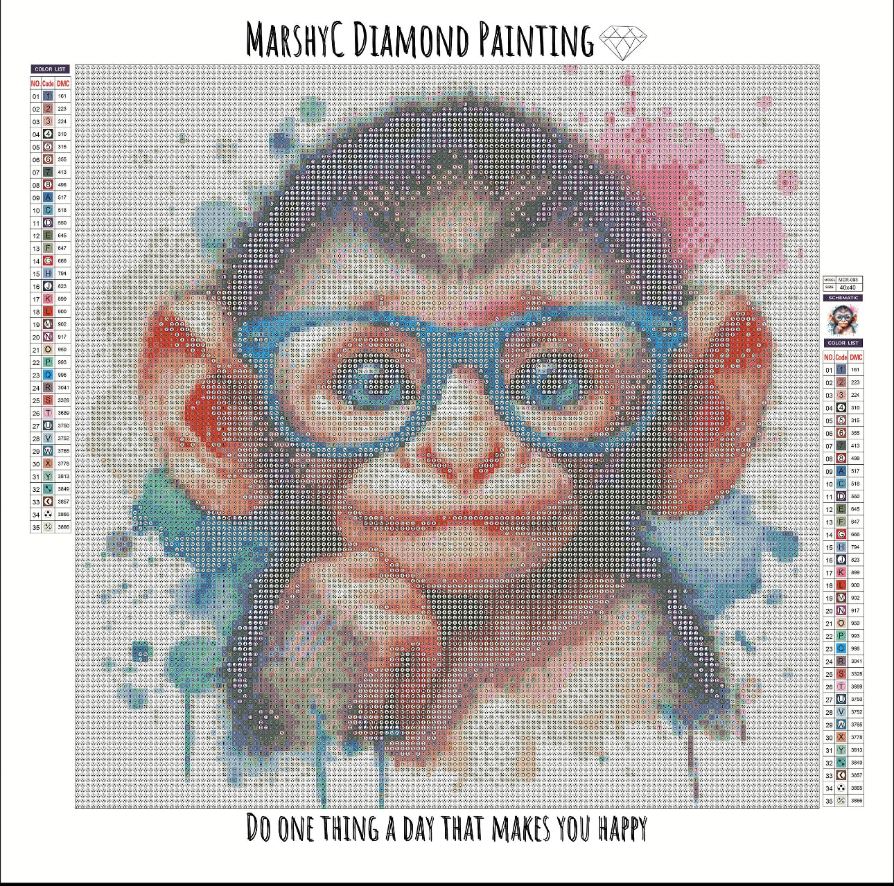 Monkey Splash Glasses © 40x40 (PTO)