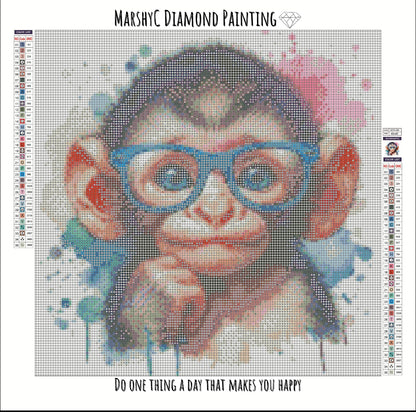 Monkey Splash Glasses © 40x40 (PTO)