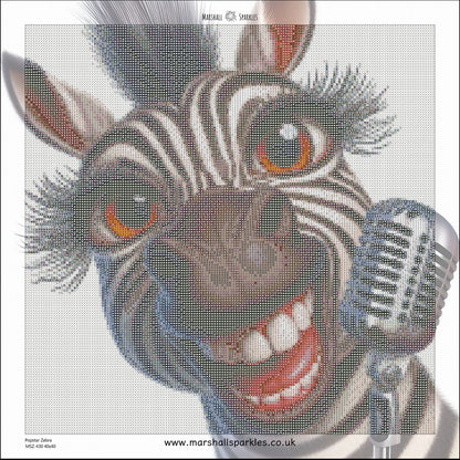 Popstar Collection - Zebra © 40x40 - (print to order)