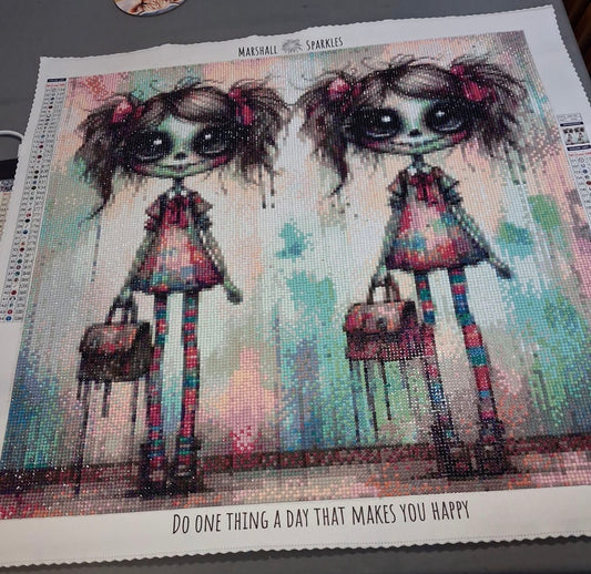 Mika & Marble completed by Caz Ahearn