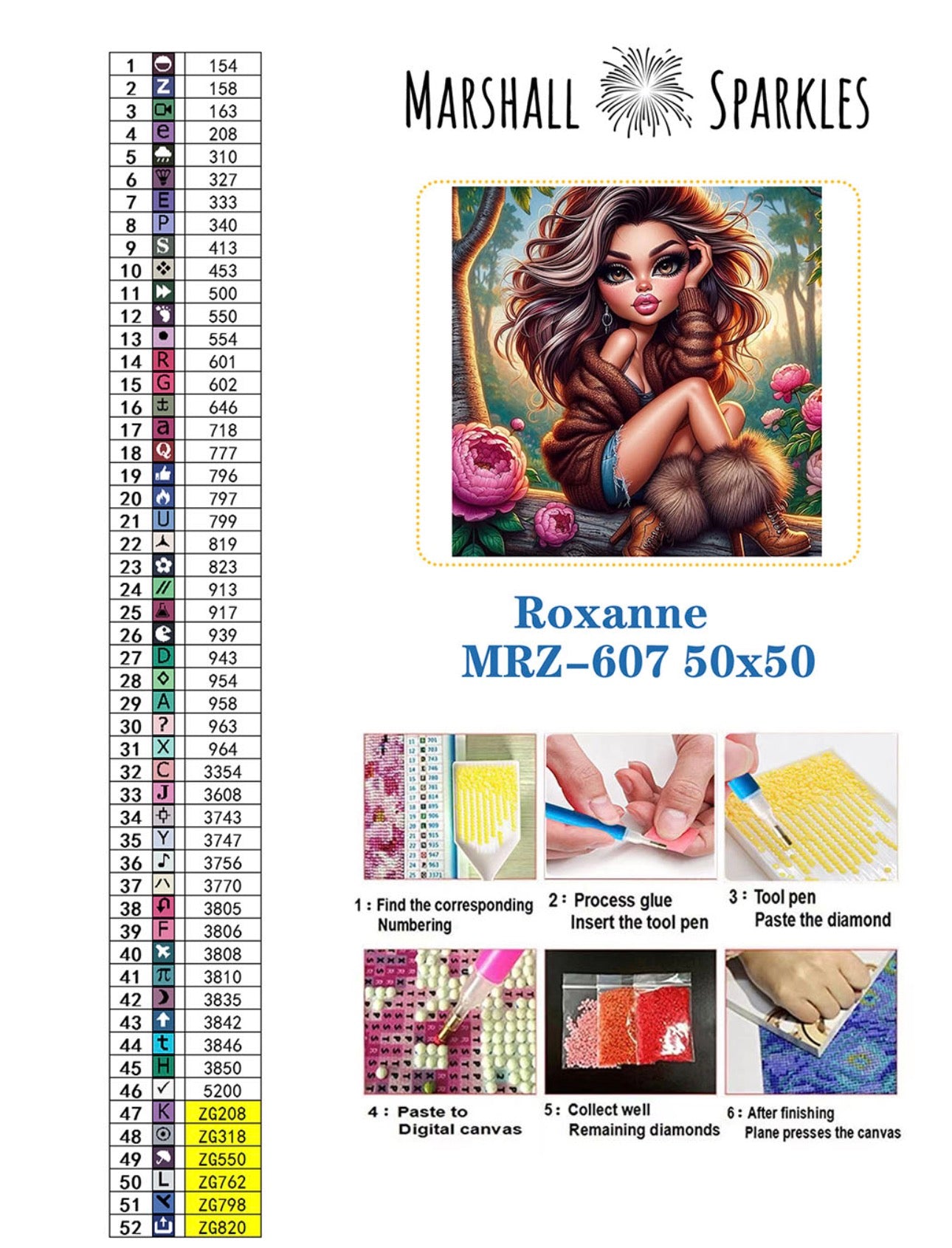 Roxanne © 50x50 (print to order)