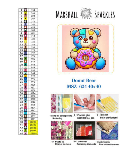 Donut Bear © 40x40 (print to order)