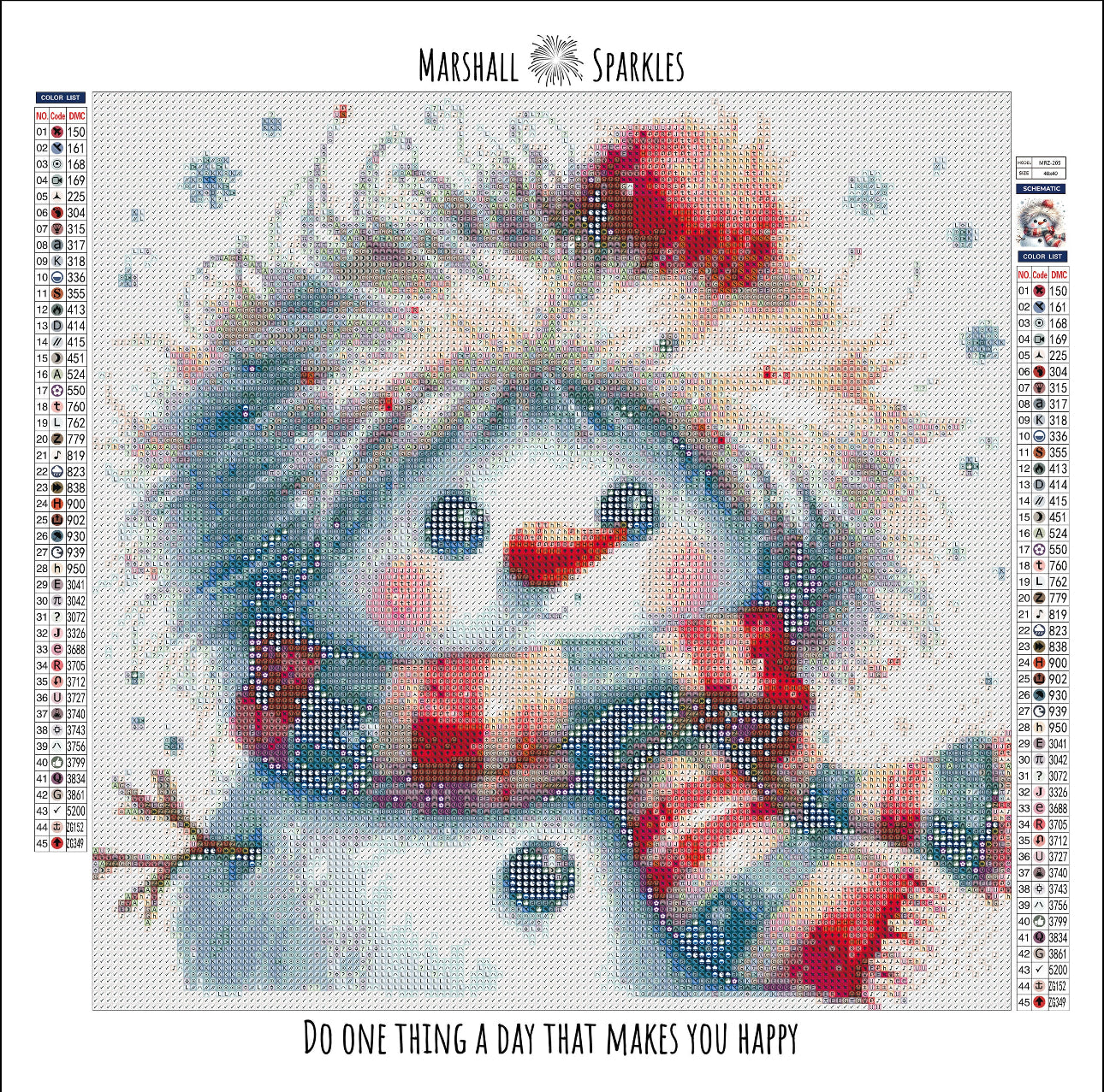 Snowman © 40x40 (print to order)