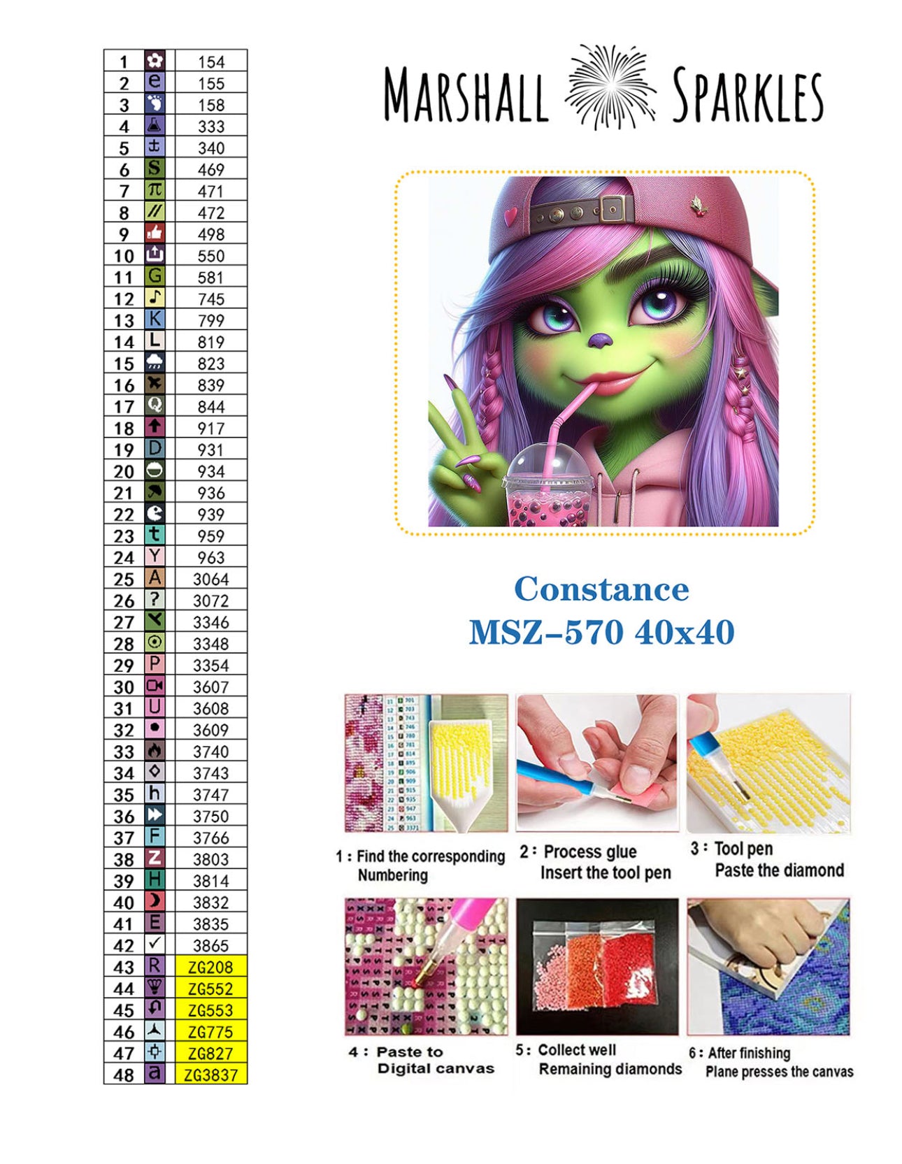 Constance © 40x40 (print to order)