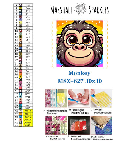 Monkey 30x30 © (print to order)