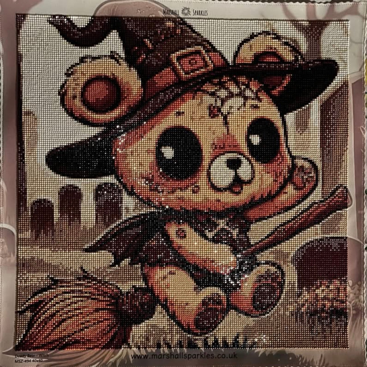 Deady Bear Witch completed by Rachel L