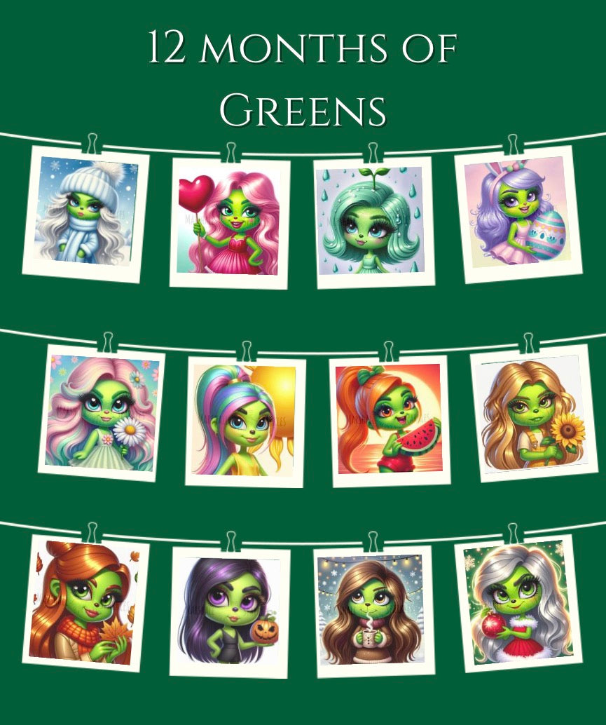 12 Months of Greens © 30x30 (PTO)
