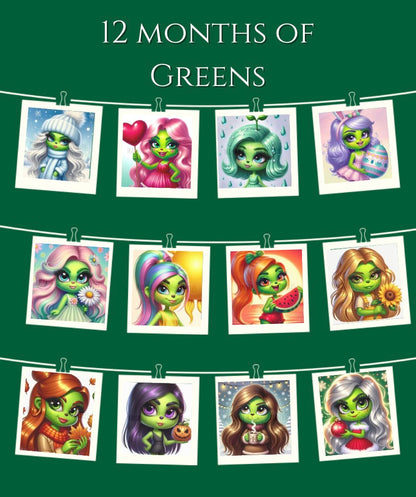 12 Months of Greens © 30x30 (PTO)