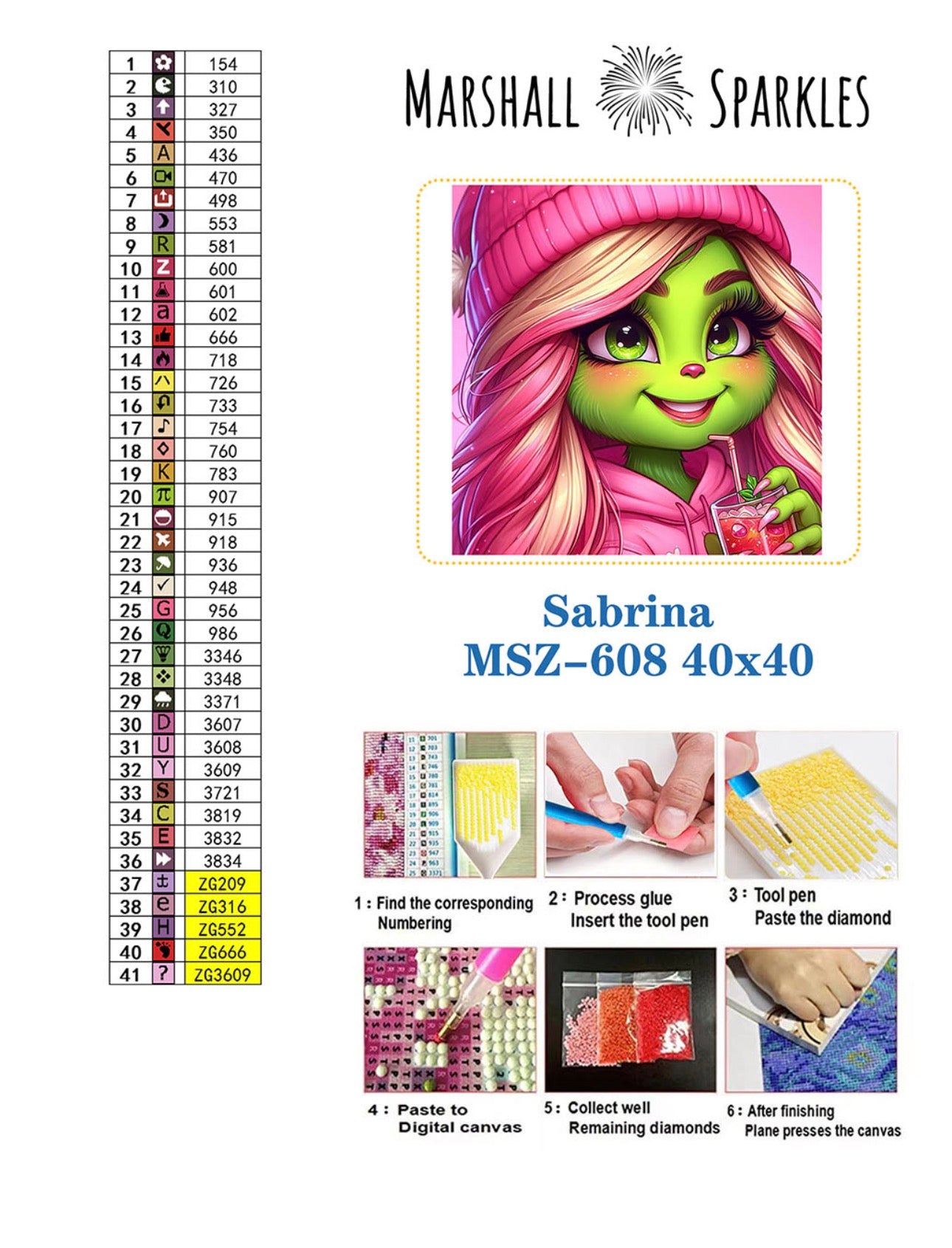 Sabrina © 40x40 (print to order)