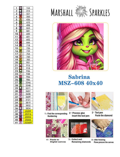 Sabrina © 40x40 (print to order)