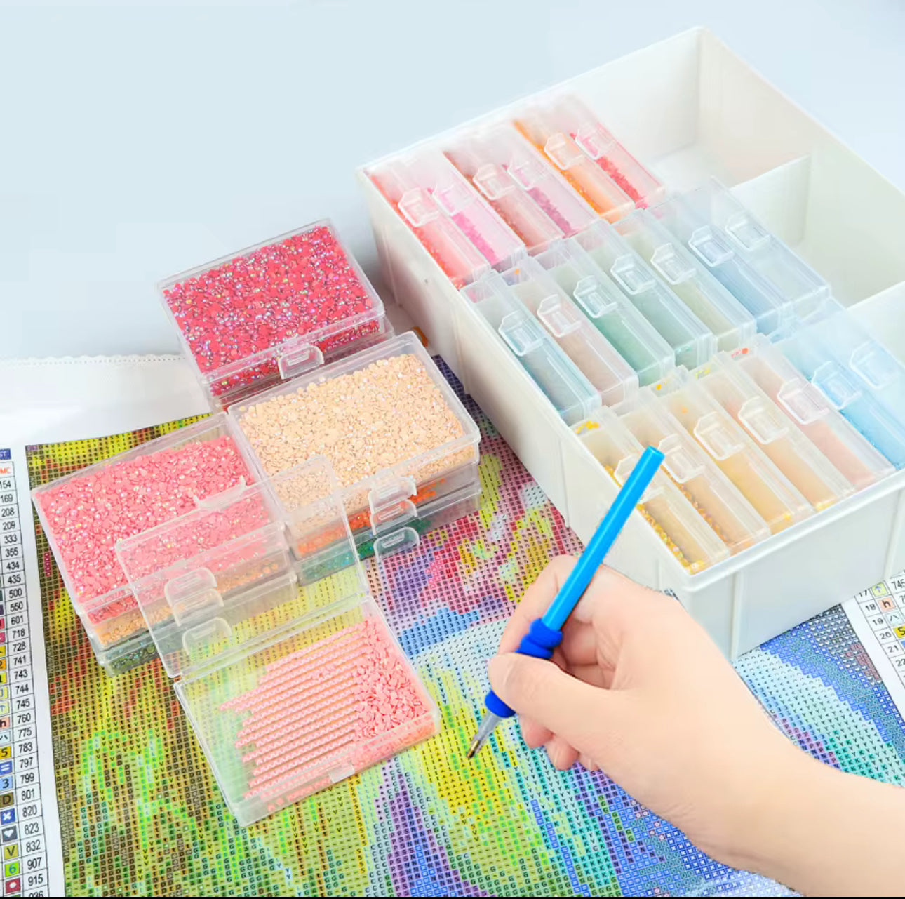 Trays and Stand with Lid  (30pots) SENT FROM SUPPLIER