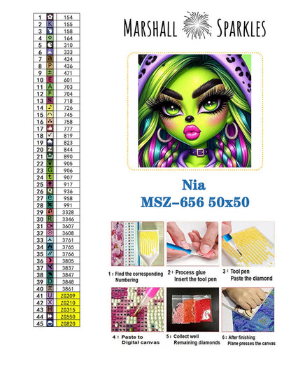 Nia © 50x50 (print to order)