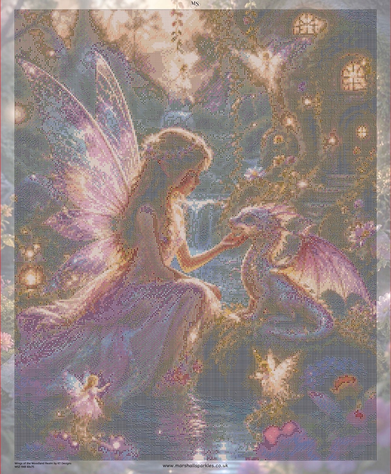 Wings of the Woodland Realm © 60x75 by KT Designs