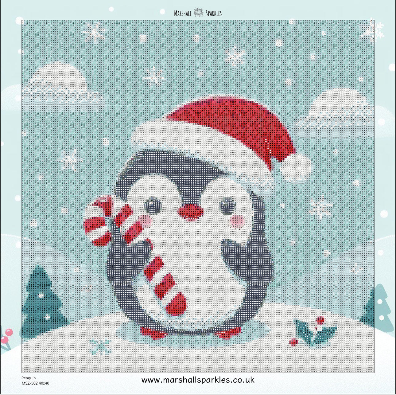 Penguin © 40x40 Square Fairy Drills