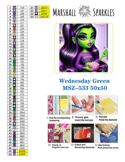 Wednesday Green © 50x50  (PTO)