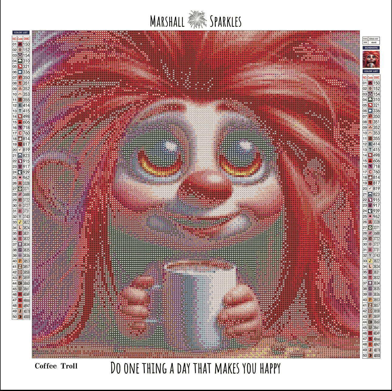 Coffee Troll 40x40 AB