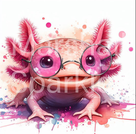 Axolotl Splash Glasses © 40x40 (PTO)