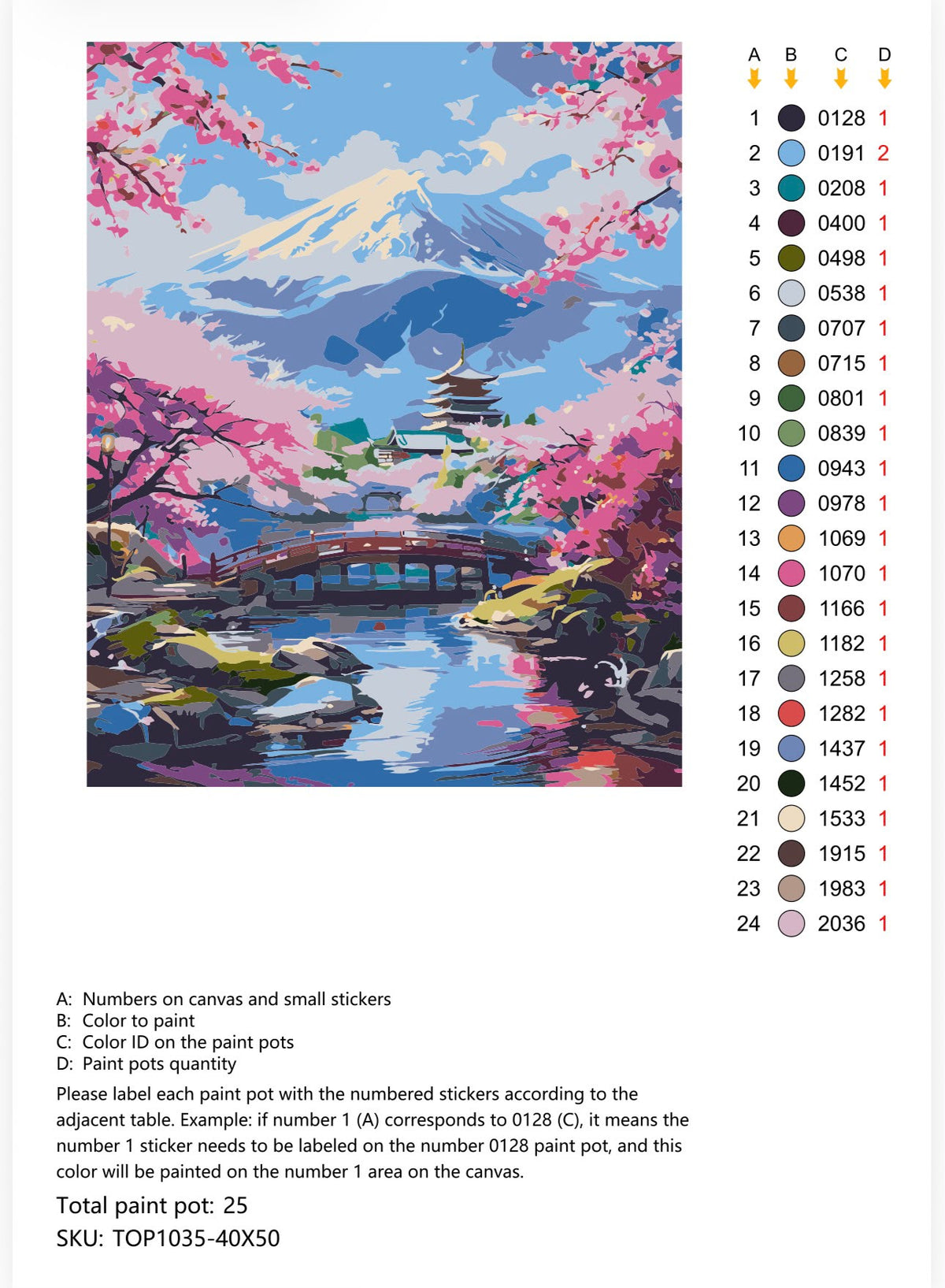 Blossom Bridge TOP1035 © 40x50