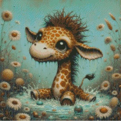 Daisy Collection - Giraffe © 40x40