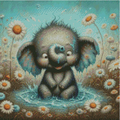 Daisy Collection - Elephant © 40x40