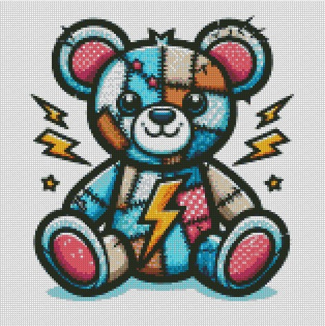 Lightening Bear ©  40x40 (print to order)