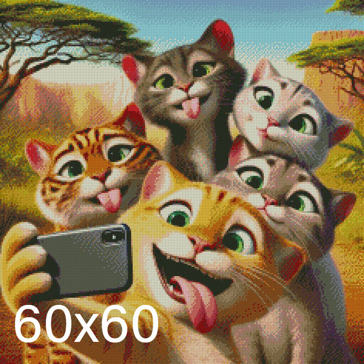 Selfie Cats © 60x60