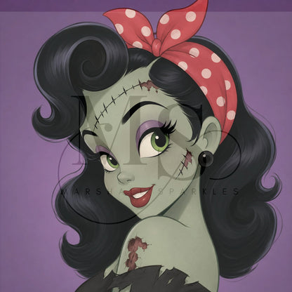 Ruby Pinup © by RG Designs 50x50