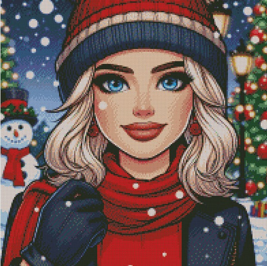 Blonde Snowfall © 50x50 by Katie Mayo-Jackson