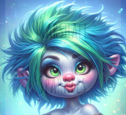 Letti Troll © 40x35 Square Fairy Drill
