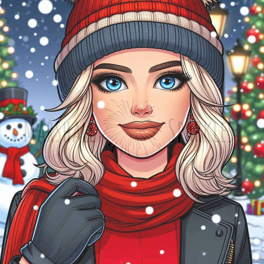 Blonde Snowfall © 50x50 by Katie Mayo-Jackson (PTO)